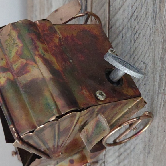 VINTAGE Copper Antique Car Music Box - Plays Happy Days - Picture 6 of 10